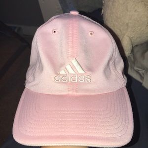 pink adidas hat!!
